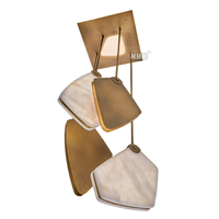 Collection de luminaires de luxe NHB-P050: lustres, lampes suspendues en albâtre et appliques murales pour l'hôtel et la décoration intérieure