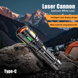 <span class=keywords><strong>2025</strong></span> Mới Fonjue Cao <span class=keywords><strong>Lumens</strong></span> Siêu Sáng Đèn Pin Torch Thời Gian Chạy Dài Ngoài Trời Làm Việc Mạnh Mẽ Có Thể Sạc Lại Đèn Pin - Product Image 5