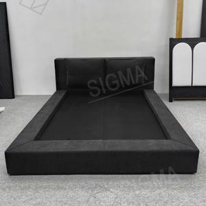 Cama doble de madera maciza superventas precio directo de fábrica almacenamiento ecológico cama <span class=keywords><strong>marital</strong></span> para dormitorio principal - Product Image 3