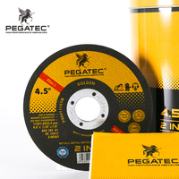 Disque de coupe en métal Pegatec durable haut de gamme de 115 mm pour meuleuse d'angle