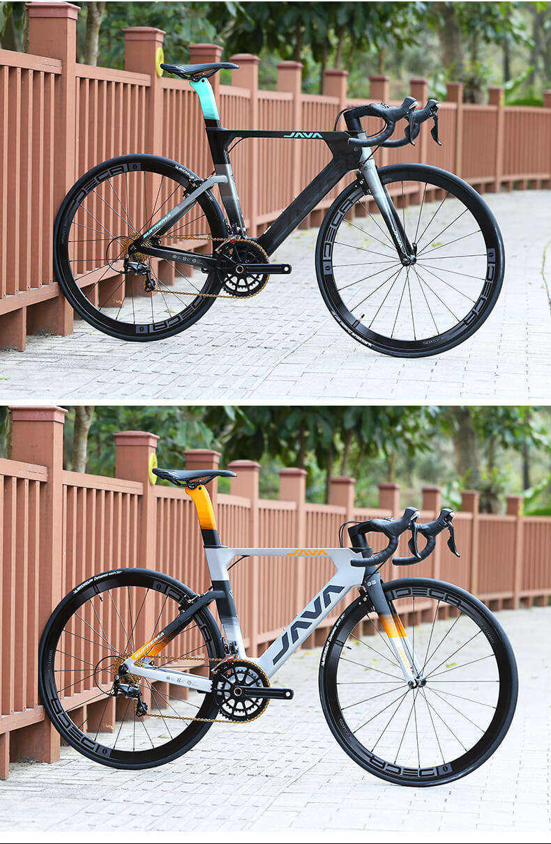 JAVA SUPREMAロードバイクカーボンファイバー自転車22スピード大人男性