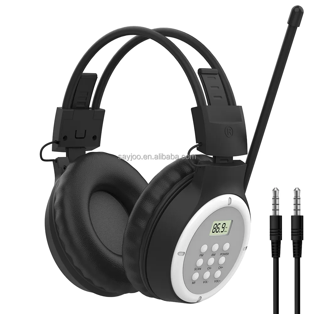 Fabriek Directe Verkoop Goedkope Prijs Stereo Muziek Draadloze Radio Headset Am Fm Radio Hoofdtelefoon