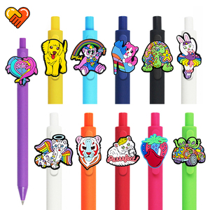 Супергерой 0,5 мм гелевые чернильные ручки Популярные мультфильмы ПВХ пластик с аксессуаром для детей офисная школа - Product Image 5