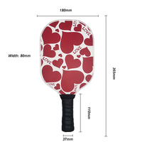 2025 nouvelle pagaie de pickleball en bois lumineuse à LED d'origine avec 21 modes d'éclairage RVB pour les enfants