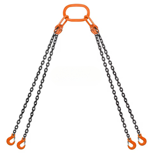 Cadena de elevación soldada de acero de aleación G80 de alta calidad cadena de elevación de hardware y aparejo industrial de alta resistencia - Product Image 4