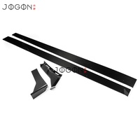 Extensions de jupes latérales Jogon V2 en fibre de carbone véritable pour Acura Integra Type S 2023 2024 2025 2026 - Accessoires de kit carrosserie