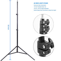Kit d'éclairage photo par parapluie, 400W 5500K, lumière continue pour portrait photo, réflecteur adapté pour la prise de vue en studio photo et vidéo, utilisation quotidienne