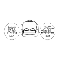 Détecteur de mouvement à capteur PIR infrarouge automatique extérieur AC220 240V avec minuterie rotative interrupteur réglable détecteur de Position de mouvement