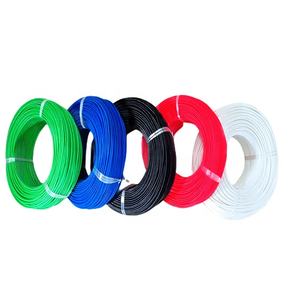 Câble en silicone tressé en <span class=keywords><strong>fibre</strong></span> de verre 1-24 AWG, résistant à la chaleur, isolé en silicone, pour four - Product Image 5
