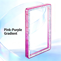Pour PSA & CGC 35PT, Étui de protection magnétique en acrylique, Étui pour cartes gradées anti-chute avec paillettes dégradées