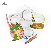 Reloj Slap de silicona personalizado, reloj de pulsera con animales del zodiaco, juguete de Tigre y cerdo de dibujos animados, relojes para niños, reloj Digital LED Pat, regla, Relojes