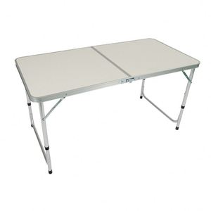 Modern Outdoor <b>Folding</b> Chair and <b>Table</b> Set with Bamboo Panel and Metal Frame <b>for</b> <b>Garden</b> Courtyard Park - Product Image 5