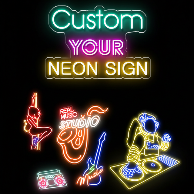 Custom Neon Bar Lights LED Strips Acrylic Backlit Board Sign for Companies & Shops Decoration IP68 Rated