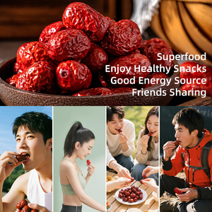 Jujubes séchées au soleil 100% naturelles, dattes rouges, fruits entiers, <span class=keywords><strong>sans</strong></span> OGM, <span class=keywords><strong>sans</strong></span> <span class=keywords><strong>gluten</strong></span>, collation saine, dattes chinoises - Product Image 3