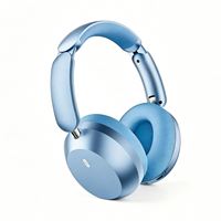 Auriculares con superficie de pintura metálica, diadema de 3 secciones, cinco efectos de sonido ajustables, para viajes, deportes y aprendizaje, con función ANC
