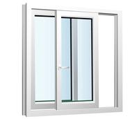 Fenêtre coulissante en aluminium blanc à prix avantageux avec vitrage simple pour le Ghana et le Kenya