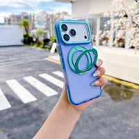 360 °   Coque antichoc magnétique puissante avec béquille annulaire pour iPhone 18 Pro Max 17 16 15