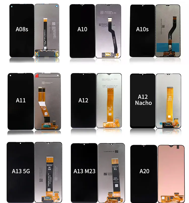 Tela LCD para Samsung Galaxy A02S A03S A21S Substituição de tela A10 A20 A30s A50s A12 A10 A50 A51 A60 A70 A80 A90 A10s A20s A30s A50s A12