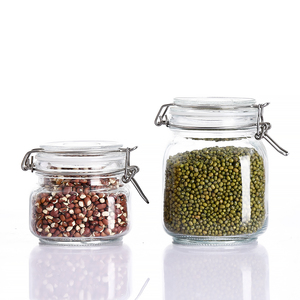 Frasco de Vidrio Hermético Reciclable y Ecológico de 1000 ml con Tapas de Alambre de Acero Inoxidable 304 con Cierre de Clip Cuadrado, Diseño Seguro para Alimentos - Product Image 3