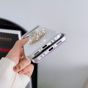 Funda de Teléfono de Lujo con Diamantes de Imitación Hechos a Mano para <span class=keywords><strong>Samsung</strong></span> Z Flip <span class=keywords><strong>4</strong></span> 3 - Product Image 5