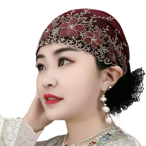 Newest <b>Elastic</b> Tied Solid Color Adjustable Nude Scarf Hijab Cap Head Bonnets Scarves Muslim Inner Hijab Women Beach Plush Adults - Product Image 1