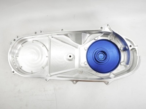 ฝาครอบรอกรถมอเตอร์ไซด์ CNC ฝาครอบเกียร์สำหรับฮอนด้า ADV160 <span class=keywords><strong>PCX</strong></span> Vario CLICK160 LEAD125 GIORNO125 11341-K1Z - Product Image 2
