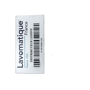 Étiquette d'actif industriel personnalisée en aluminium imperméable à l'eau avec code QR numéro de série technique d'estampage de codes à barres pour plaque signalétique - Product Image 4