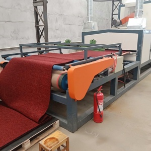 Línea de producción de alfombrillas para puerta, buen rendimiento, máquina de fabricación de alfombrillas para coche - Product Image 3