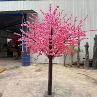 Arbre de cerisier artificiel haut de gamme personnalisé pour intérieur/extérieur, idéal pour hôtels, centres commerciaux, mariages, Noël et remises de diplômes