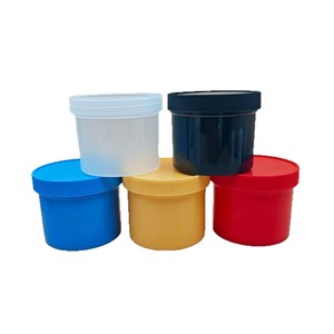 Contenedores de plástico para almacenamiento de 60ml, 100ml, 500ml, 1000ml, latas de boca ancha con tapa para almacenamiento y embalaje - Product Image 5