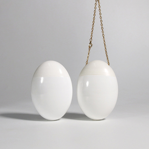 Chai Đựng Kem Cầm Tay Có Thể Nạp Lại Bằng PE Hình Quả Trứng Mỹ Phẩm Rỗng Chai Ống Kem Chống Nắng Bóp Bằng Nhựa 30Ml 50Ml - Product Image 6