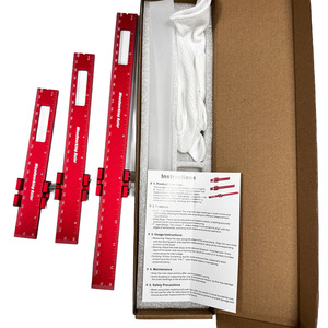 مسطرة منزلقة معدنية محمولة تصنعها بنفسك مسطرة مربعة من النوع T بوصة متري لوضع علامات النقش مخصصة OEM مدعومة <span class=keywords><strong>3</strong></span> سبائك الألومنيوم - Product Image 2