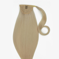 Queue de cheval à clipser 100% cheveux humains brésiliens Remy, ondulée bouclée, qualité supérieure, double épaisseur, ajustable, vente en gros