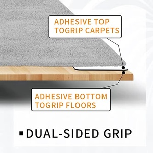 Thảm sàn băng dính khu vực Thảm góc grippers Thảm pad không trượt Pad sticker với chất kết dính mạnh mẽ, thảm Mat Băng - Product Image 4