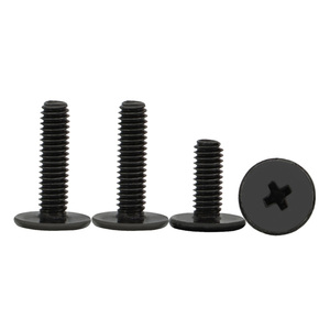 Noir 304 Acier Inoxydable Ordinateur Portable Croix Phillips Ultra Mince Plat Tête Boulon Vis CM M1.6 M2 M2.5 M3 M4 M5 M6 - Product Image 1