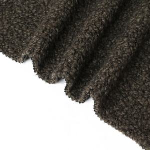 En stock usine <span class=keywords><strong>pas</strong></span> <span class=keywords><strong>cher</strong></span> prix de haute qualité <span class=keywords><strong>kaki</strong></span> foncé doux toucher polaire Style 36% <span class=keywords><strong>laine</strong></span> mélangé tricot tissu pour costume manteau - Product Image 3