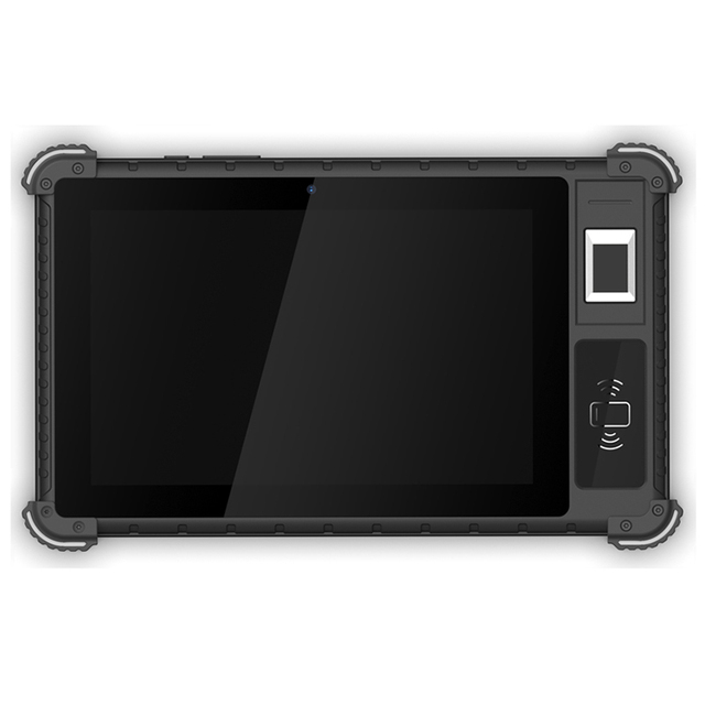 8" Rugged Tablet Pc 1280x800 Industrial Android 9 MTK Quad Core 4G LTE WiFi Fingerprint Sensor Optional NFC 8000mAh Battery
