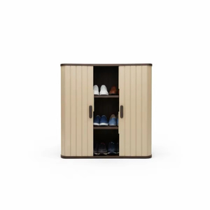 Meuble de rangement en bois pour salon avec portes, organisateur multifonctionnel pour livres, jouets, chaussures et vêtements, meuble de maison - Product Image 1