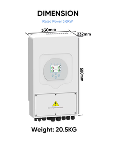 ระบบจัดเก็บพลังงานแสงอาทิตย์แบบไฮบริดออฟกริด All in One OEM 48V 3kW 6kW พร้อมแบตเตอรี่ รับประกันคุณภาพสูง ความถี่สูง มาตรฐาน IP65 สำหรับใช้ในบ้าน - Product Image 5