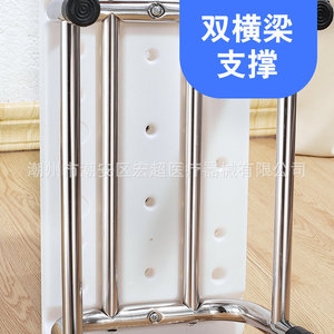 Stainless steel double-layer footstool, single-layer <b>stool</b>, <b>bathroom</b> <b>stool</b>, ladder <b>stool</b>, household shoe changing <b>stool</b>, - Product Image 2
