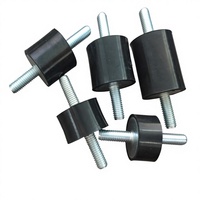 Support amortisseur anti-vibrations robuste en caoutchouc naturel de type VV pour générateur diesel, compresseur, pompe, équipement marin et CVC