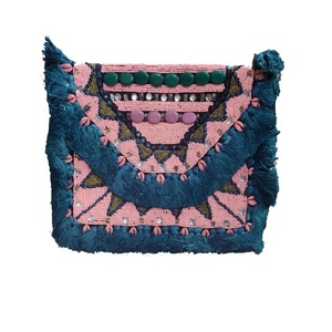 Pochette perlée fait à la main, nouveau STYLE, de haute qualité, en verre, 1 pièce - Product Image 1