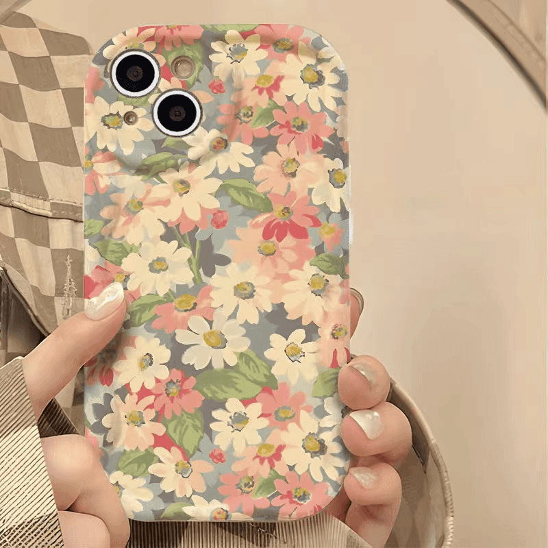 All-over Floral Print [Antique White Cream Pattern]