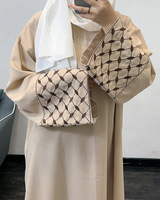 Robe de l'Aïd al-Fitr style turc, Abaya brodée pour femme, Robe musulmane du Moyen-Orient, Robe ouverte pour la prière du Ramadan pour Européennes, Grandes tailles