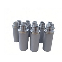 Cartouche filtrante poreuse en titane fritté 1μm pour la filtration stérile de la bière, du vin et des boissons
