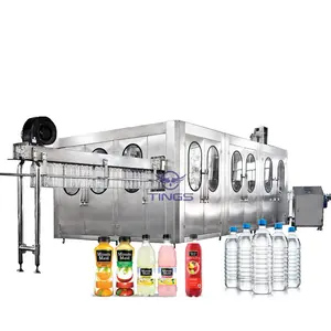 customized plastic bottles 12000bph hot filling juice machine production line