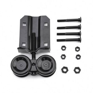 Herrajes para Puertas Corredizas WEKIS de Diseño Moderno para Exteriores, Acero Resistente, Color Negro, Insonorizante, Garantía de 5 Años, Fácil Instalación con Tornillos, Duradero - Product Image 3