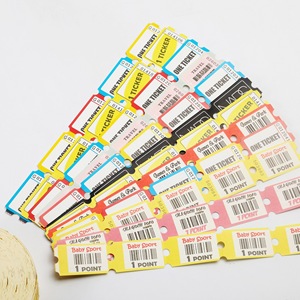 Tickets de loterie à tirette personnalisés en vrac Matériau étanche pour les centres de <span class=keywords><strong>casino</strong></span> et d'arcade - Product Image 2