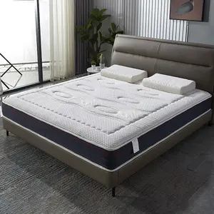 slap-up design commercial mattress roll in a box with foam encasement bamboo carbon fabric mattress
