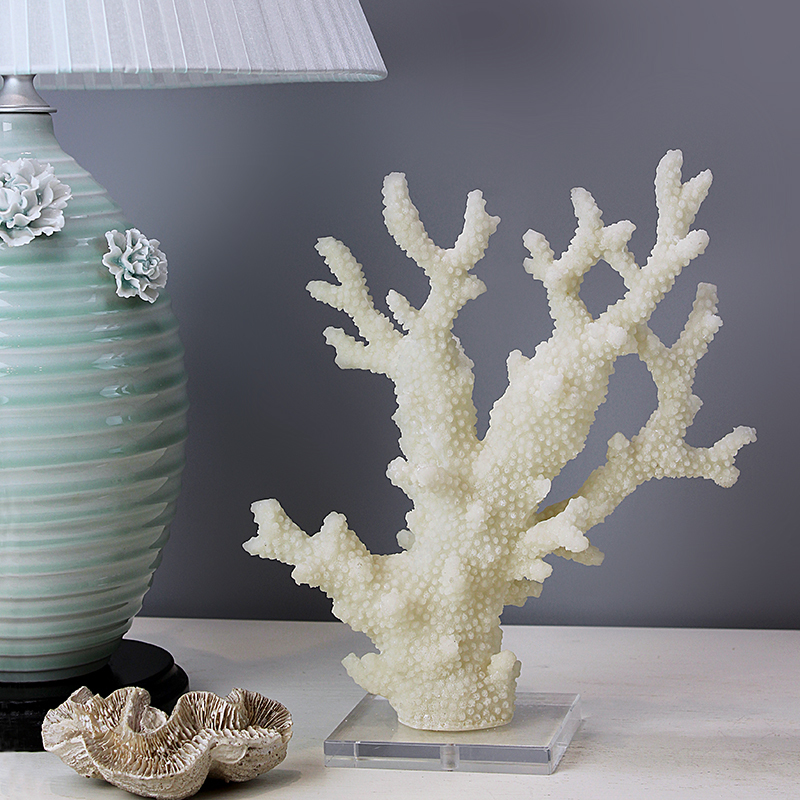 Wholesales Natural Aquarium Resin Coral Craft